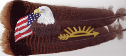 Eagle with Flag